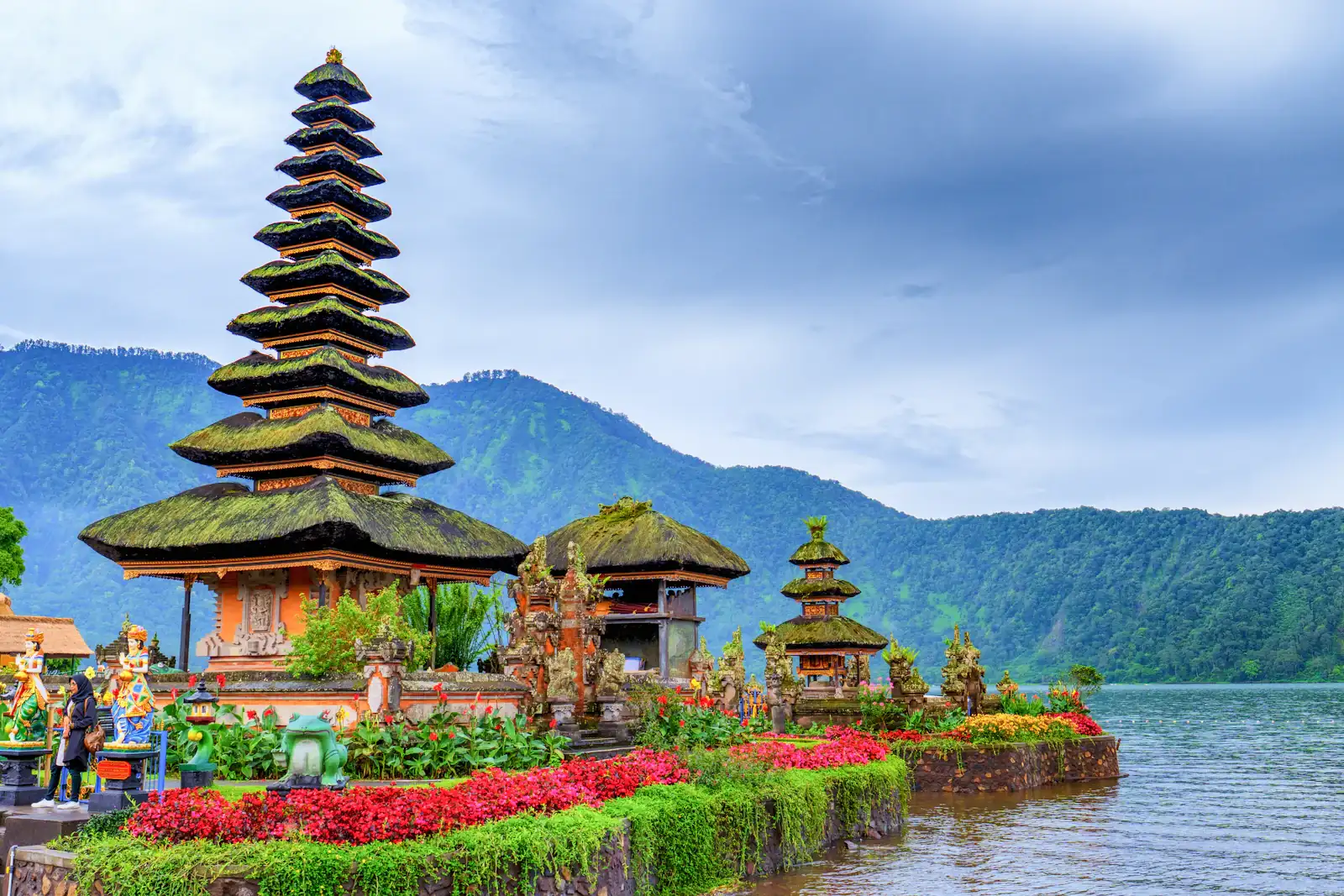 Ulun Danu Beratan temple on the lake